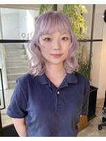 オトソーデン(Oto-soden) ペールラベンダー×ウェーブミディ