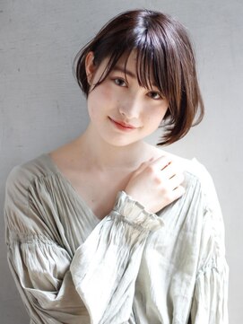 クィーンズガーデンバイケーツーギンザ(QUEEN’S GARDEN by K two GINZA) [K-two銀座]大人かわいいひし形小顔ボブ×ダブルバング[銀座]