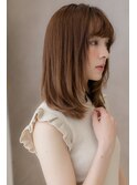 ピンクブラウンxレイヤーカットワンカールZ越谷10代20代30代!