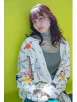 マウロア(MAULOA) 【MAULOA】ほつれウェーブ×シースルーバング