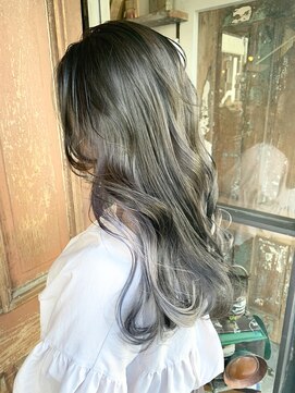 コキャン(COQUIN) ラベンダー　パープル　グレー　グレージュ　インナーカラー