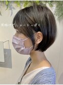 耳掛け/イメチェンショート/ボブ/小顔ヘア