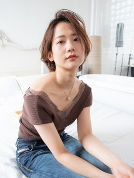 ディバイン ティエドゥール お花茶屋(divine tiedeur) かきあげバングショート