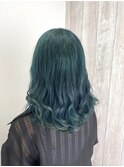 【CIEL×久光】ケアブリーチで作るエメラルドブルー