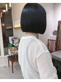 ＊切りっぱなしボブ×黒髪＊