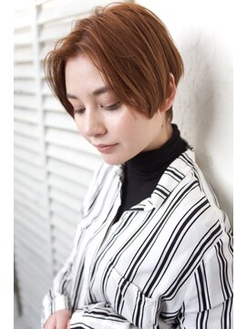 アール 北千住店(ar) 前髪なしくびれショート/20代30代40代/ハンサムショート 北千住