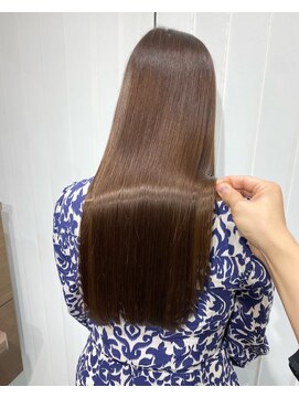 キュア 表参道(CURE) 黒髪/グレージュカラー/ココアベージュ/ヘルシーロング[表参道]