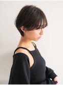 耳掛けかわいい丸みショート　3