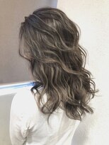 アミ 松本(amie) ネオウルフアッシュブラウン毛先パーマ[松本,松本駅]