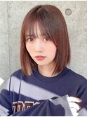 石塚／韓国風ぱっつん小顔タッセルボブ10代20代30代新宿