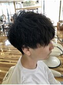 【メンズ】ゆるめスパイラルパーマ