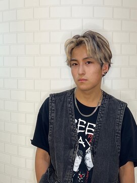 バーチ ウシワカマル(BIRCH ushiwakamaru) メンズセンタパート×ハイライト