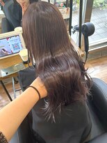 シエルバイアフロート(ciel by afloat)&nbsp;〈藤間〉ブリーチなしラベンダーブラウン/韓国ガーリー