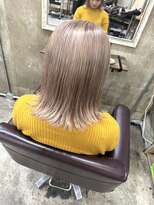 ヘアカロン 熊本本店(Hair CALON)&nbsp;ミルクティーベージュ/ハイトーンカラー／ケアブリーチ
