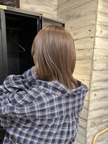 ヲタク(wotaku.)&nbsp;ベージュカラー透明感カラーくすみカラーオリーブカラー髪質改善