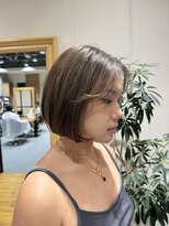 レックスヘアーインターナショナル(ReX HAIR INTERNATIONAL)&nbsp;【山嵜　栞】ボブ×ミルクティーベージュ