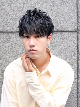 ノイセル 心斎橋(Noisyle) 刈り上げマッシュ×ニュアンスパーマ