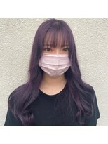 ボアップ 新居浜店(boappu) #ラベンダーカラー#ケアブリーチ#透明感カラー