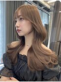 秋カラー/韓国レイヤースタイル/ヘーゼルベージュ