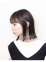 ルプラ ブリリアント(le-pla brilliant)&nbsp;切りっぱなしボブ/シースルーバング/アッシュブラウン/豊橋/田原