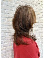 アンティ ブランシェ(an-t BRANCHE)&nbsp;韓国ウルフヘア「ハッシュロングヘア」