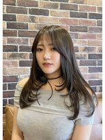 アロマ 仙台店(AROMA)&nbsp;オリーブブラウン/レイヤーカット