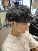 STYLE藤沢メンズカット黒髪マッシュゆるめシャドウパーマ