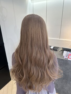 ユニ バイ マグ 長野店(Uni.by Mag) 透明感抜群♪ダブルカラーブリーチハイトーンベージュ