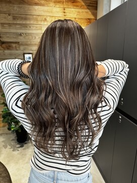 ベイショア(Bay Shore NY) ハイライトグレージュホワイトベージュ細めハイライト