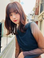 メーヴェ(Mowen) mowen 南堀江　外はねレイヤー×オレンジブラウン