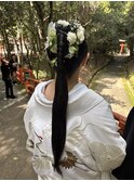白無垢ヘアセット
