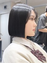 ロンドジェネルーズ 柏(Lond generous)&nbsp;ミニウルフ黒染め髪質改善縮毛矯正酸性ストレートレイヤー/柏柏