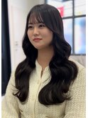 韓国風レイヤー×ダークカラー×グレイジュ×ヨシンモリ