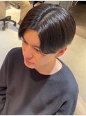 刈り上げセンターパートニュアンスデザインmen's