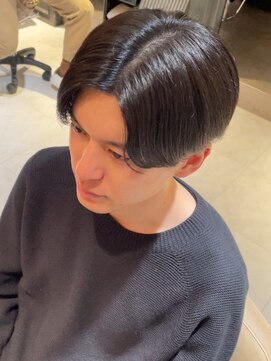 カインド 南青山(hair&make up KIND) 刈り上げセンターパートニュアンスデザインmen's