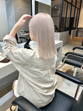 セントラル 三宮店(central) シルパーパステルカラー/ケアブリーチ/ダブルカラー/髪質改善