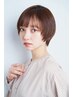 12.【白髪染め限定】カット+頭皮につけないケアカラー+髪質改善Tr ￥18500