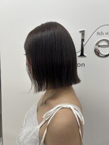 ロール 博多(Role)&nbsp;ボブ/透明感カラー/暗めカラー/髪質改善 /顔周りカット/韓国ボブ