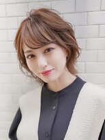 ギークス(GEEKS)&nbsp;【GEEKS渋谷】くびれボブ/秋冬カラー/モカブラウン/レイヤーボブ