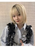 H【eitf】 原宿 表参道ブリーチカラー/デザインカラー/ボブ