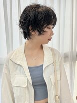 フェブリエ(Fevrier)&nbsp;パーマショート 黒髪ショートヘア 小顔パーマ