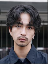 フィフス トウキョウ (fifth TOKYO) 渋谷フェザーパーマセンターパートメンズカットニュアンスヘア