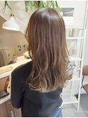 ロング　透明感　寒色カラー　長崎　バイカルテ　ツヤカラー