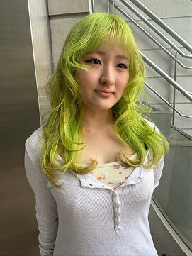 エトレ(etore) ケアブリーチ/ライムイエロー/透明感/顔まわりカット