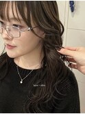 フェイスフレーミングルーツカラー天使の羽バングネオウルフボブ