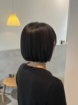 イニ 福井店(ini)&nbsp;透明感アッシュブラウン × コンパクトボブ