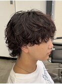 シャドウパーマ/メンズミディアム/無造作パーマ