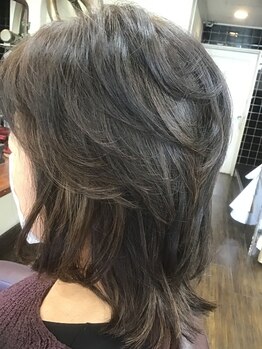 サロン ド アイ ソレイユ(Salon de i Soleil)の写真/【80年代風レイヤーカット☆リピーター続出】技術の本質で勝負「ハサミの技術」で魅せるレイヤースタイル◎