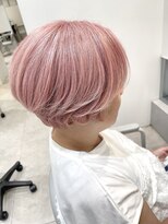 ネリ(NERi)&nbsp;艶めく高発色☆ピンクダブルカラー×ショートボブ