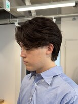 エース(ACES)&nbsp;毛流れセンターパートニュアンスパーマフェザーパーマウルフ